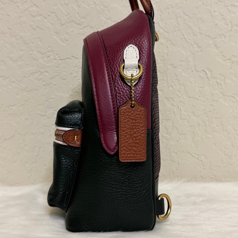 Coach Charter Backpack 18 In Colorblock - Picture 5 of 12